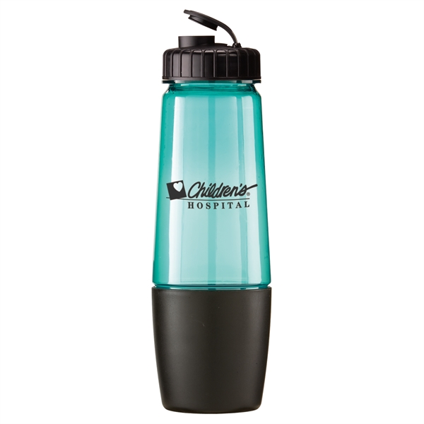 Translucent Aqua color option for 28 Oz. Polysure Sip'n Pour Water Bottle