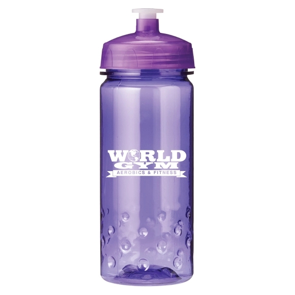 Translucent Purple color option for 16 Oz Plastic Sports Water Bottle