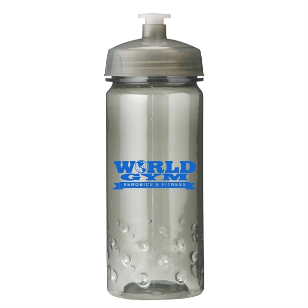 Translucent Smoke color option for 16 Oz Plastic Sports Water Bottle