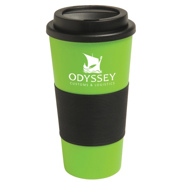 Neon Green color option for Commuter Insulated Plastic Travel Tumbler