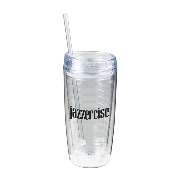 Clear color option for 16 Oz Vivid Travel Tumbler