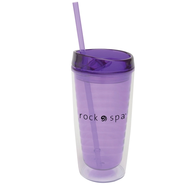 Translucent Purple color option for 16 Oz Vivid Travel Tumbler