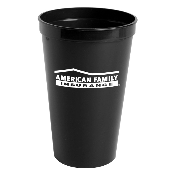 Black color option for 22oz Stadium Cup