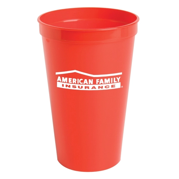 Red color option for 22oz Stadium Cup
