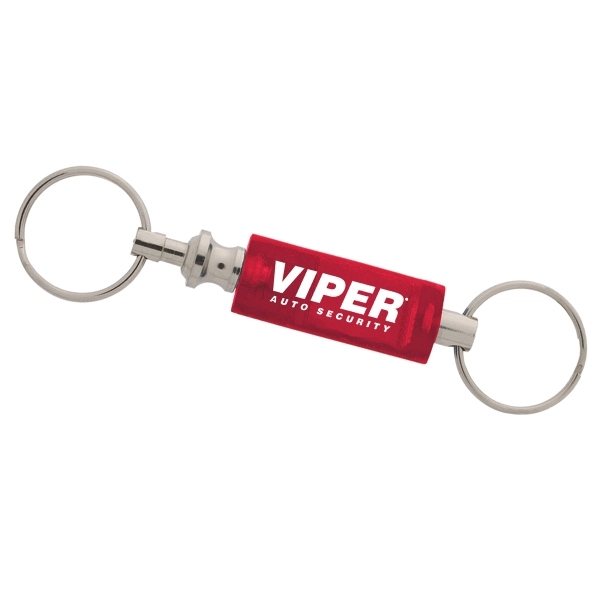 Translucent Red color option for Valet Key Chain Fob Separator