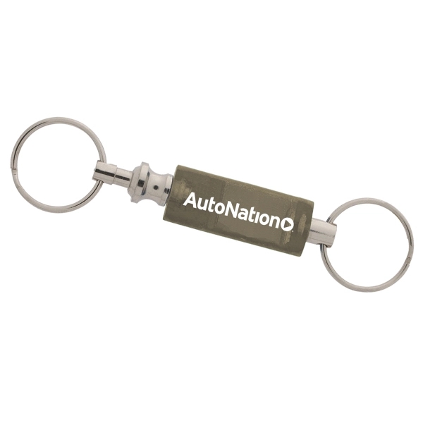 Translucent Smoke color option for Valet Key Chain Fob Separator