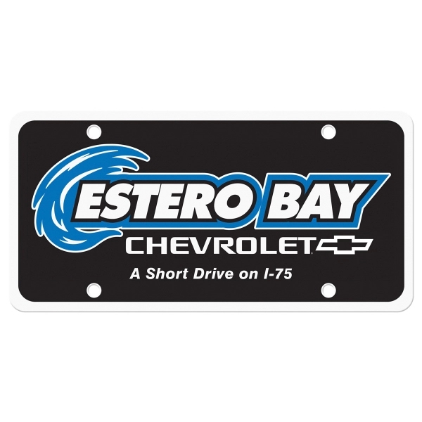 White color option for License Plate Insert