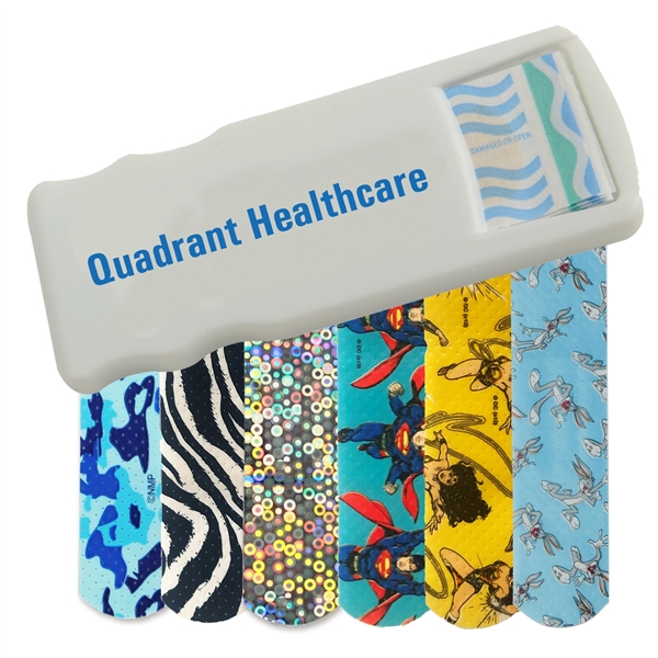 White color option for Bandage Dispenser With Pattern Bandages