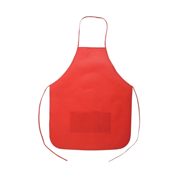 Red color option for Non Woven Apron