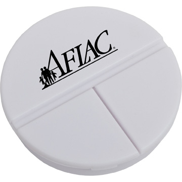 White color option for 3 Compartment Pill Case