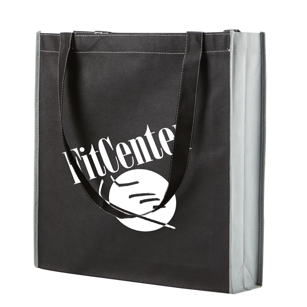 Black-Gray color option for Convention Tote With Gusset