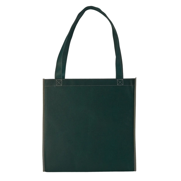 Hunter Green-Gray color option for Convention Tote With Gusset