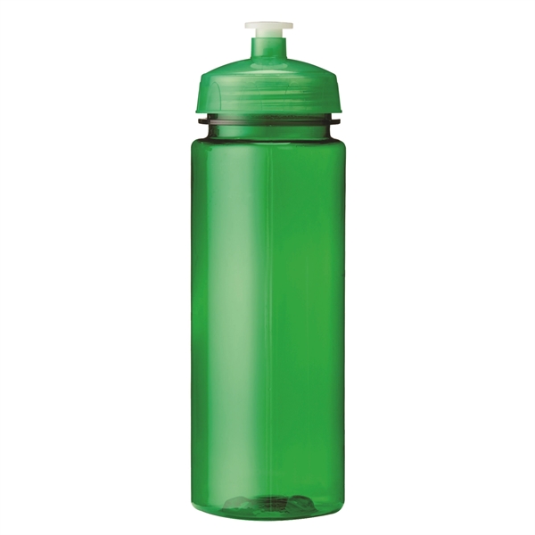 Translucent Green color option for 24 Oz Plastic Sports Water Bottle