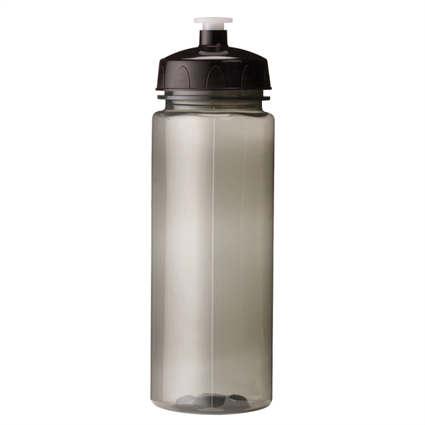 Translucent Smoke color option for 24 Oz Plastic Sports Water Bottle