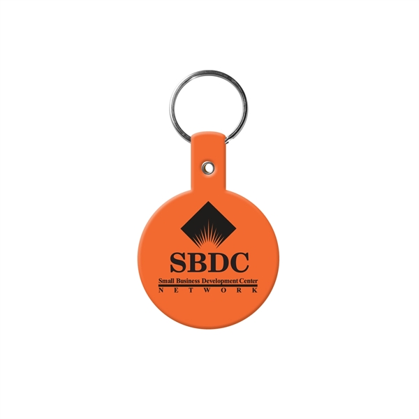 Orange color option for Round Flexible Key Tag