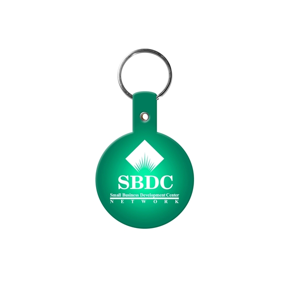Translucent Green color option for Round Flexible Key Tag