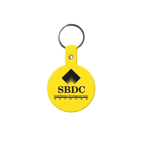 Yellow color option for Round Flexible Key Tag