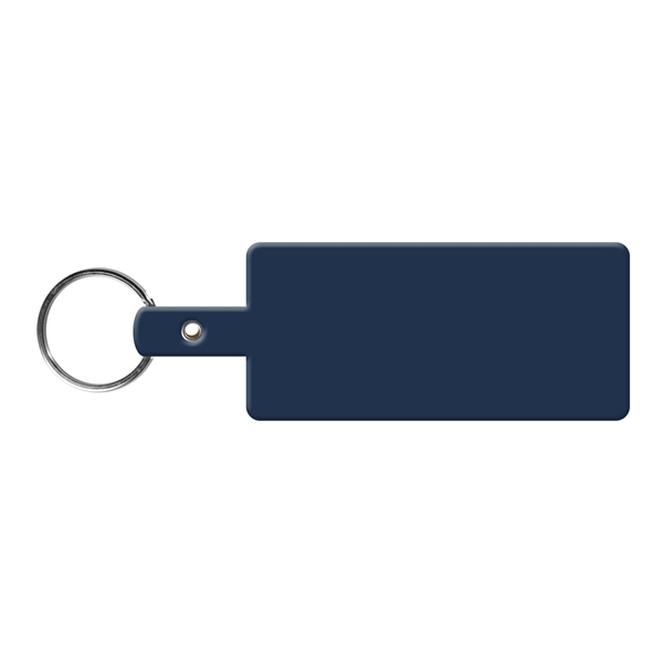 Dark Blue color option for Rectangle Shape Flexible Key Tag