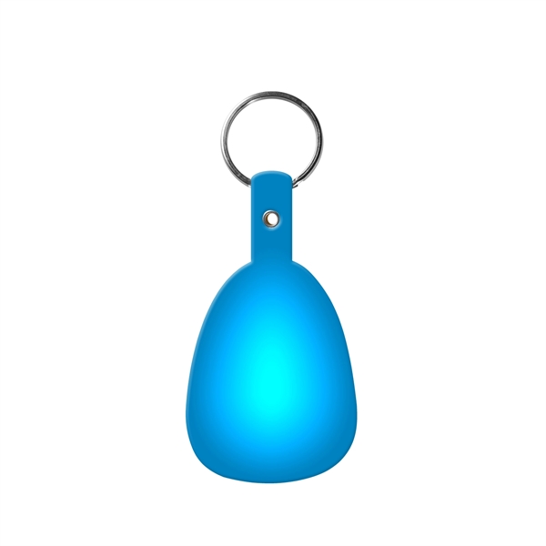 Translucent Blue color option for Key Fob Flexible Key Tag