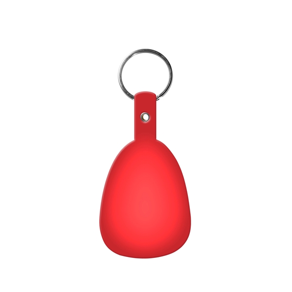 Translucent Red color option for Key Fob Flexible Key Tag