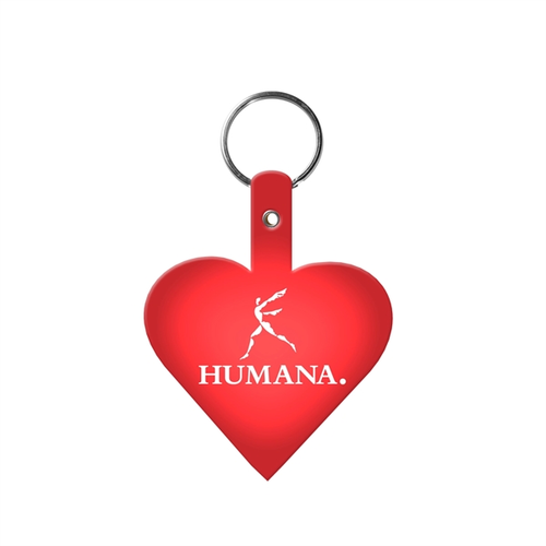 Main photo of Heart Shape Key Tag With Keyring