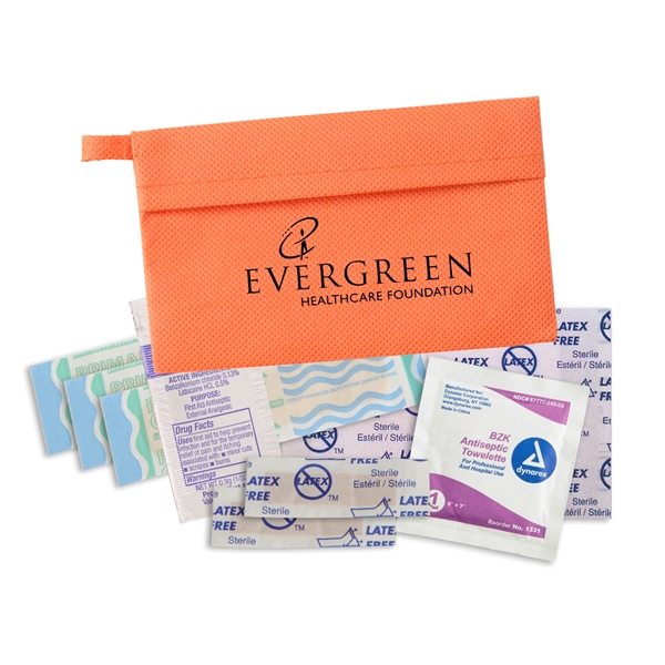 Orange color option for Non Woven First Aid Kit