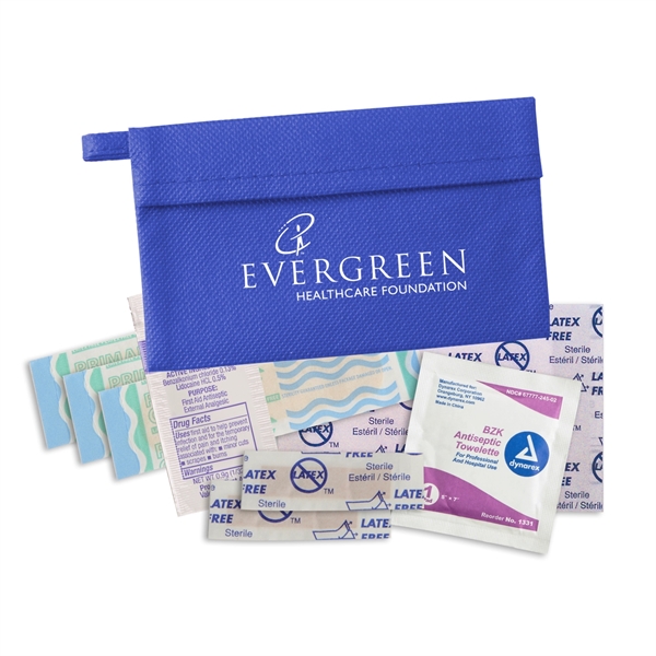 Royal Blue color option for Non Woven First Aid Kit