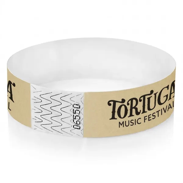 Gold 7501 color option for 3/4" Tyvek Wrisband