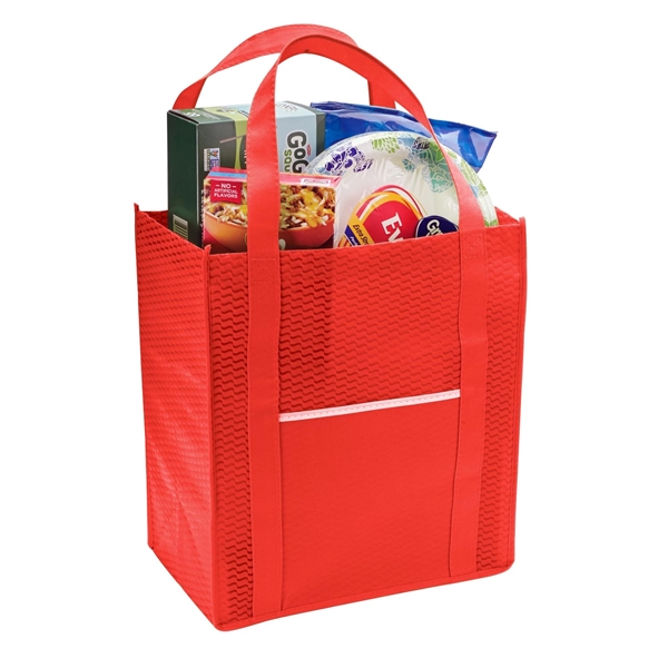 Red color option for Reusable Grocery Tote