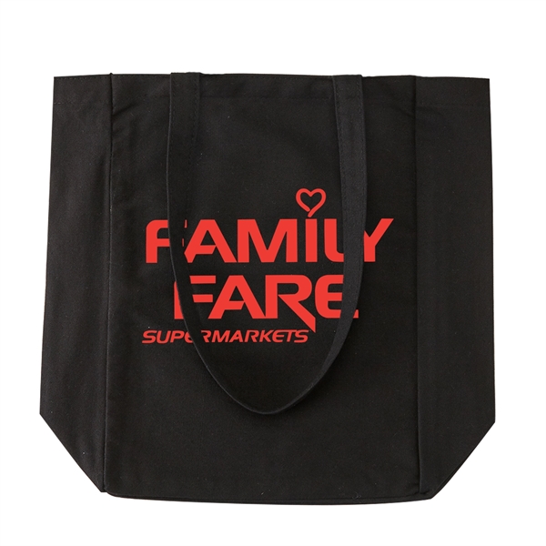 Black color option for 10 Oz. Cotton Canvas Tote