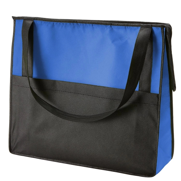 Royal Blue color option for Zipper Tote With Front Pocket
