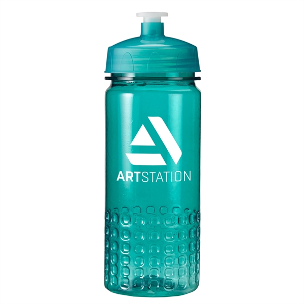 Translucent Aqua color option for 16 Oz. Plastic Water Bottle