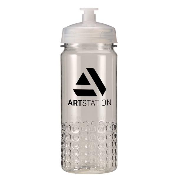 Translucent Clear color option for 16 Oz. Plastic Water Bottle