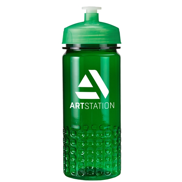 Translucent Green color option for 16 Oz. Plastic Water Bottle