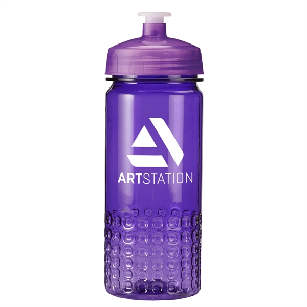 Translucent Purple color option for 16 Oz. Plastic Water Bottle
