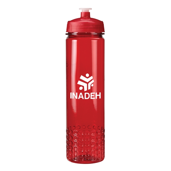Translucent Red color option for 24 Oz. Wide Mouth Sports Bottle