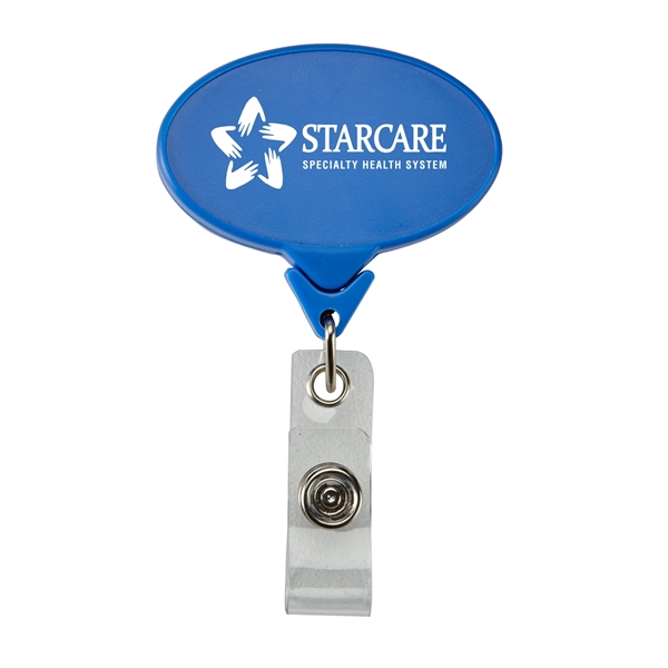 Blue color option for Oval Shaped Retractable Badge Reel