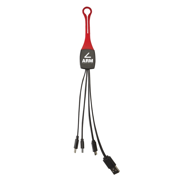 Red color option for 3 In 1 Charging Cable