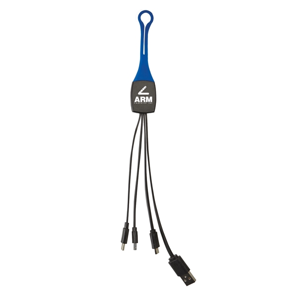 Royal Blue color option for 3 In 1 Charging Cable
