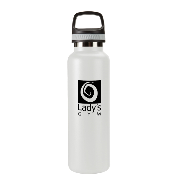 Matte White color option for 20 Oz. Insulated Stainless Steel Water Bottle