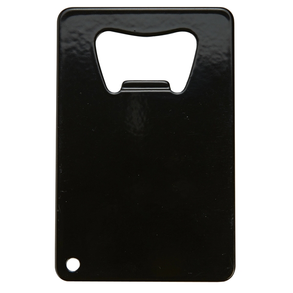 Black color option for Stainless Steel Credit Card Bottle Opener