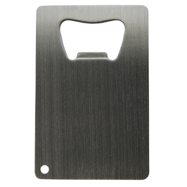 Stainless Steel color option for Stainless Steel Credit Card Bottle Opener