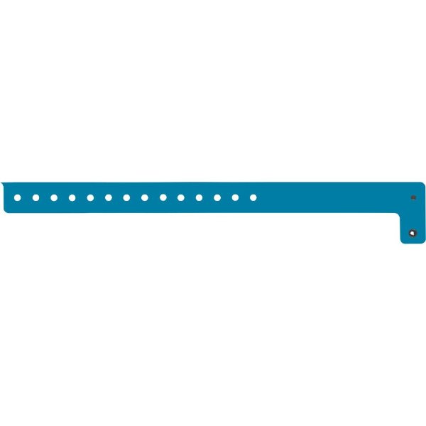 Trans Blue color option for 3/4" Vinyl Wristband