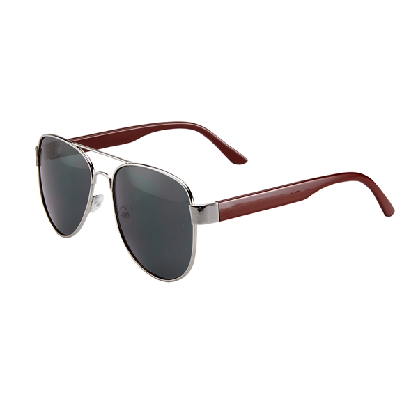 Burgundy color option for Classic Aviator Sunglasses