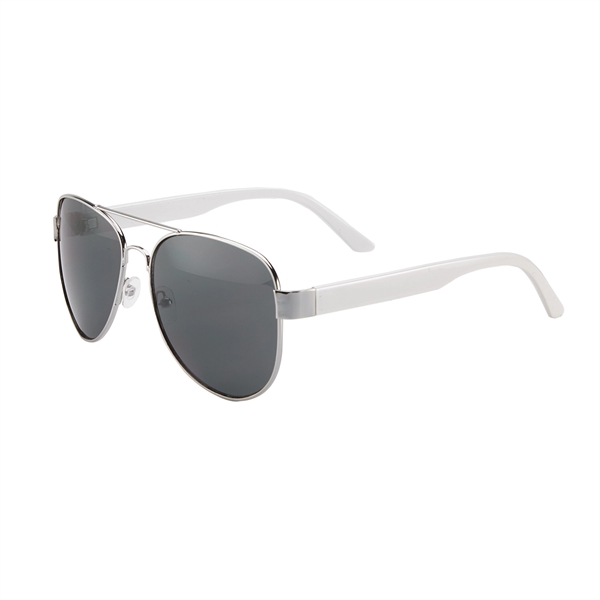 White color option for Classic Aviator Sunglasses