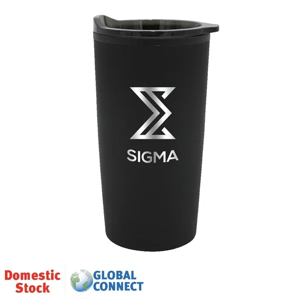Black color option for Halcyon 20 Oz. Niagara Tumbler With Stainless Straw/Flip Top