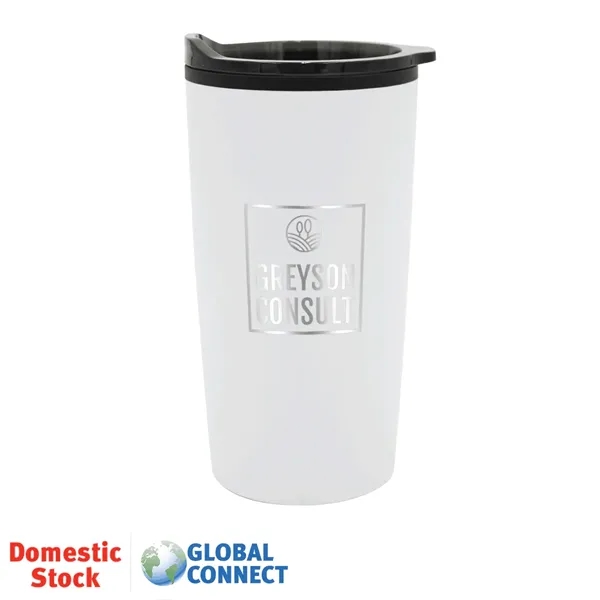 White color option for Halcyon 20 Oz. Niagara Tumbler With Stainless Straw/Flip Top