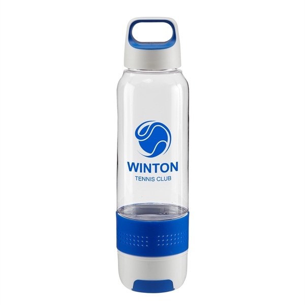 Blue color option for Sports Water Bottle With Cooling Towel