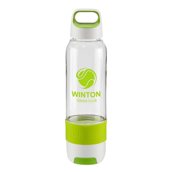 Lime color option for Sports Water Bottle With Cooling Towel