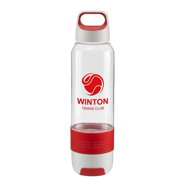 Red color option for Sports Water Bottle With Cooling Towel